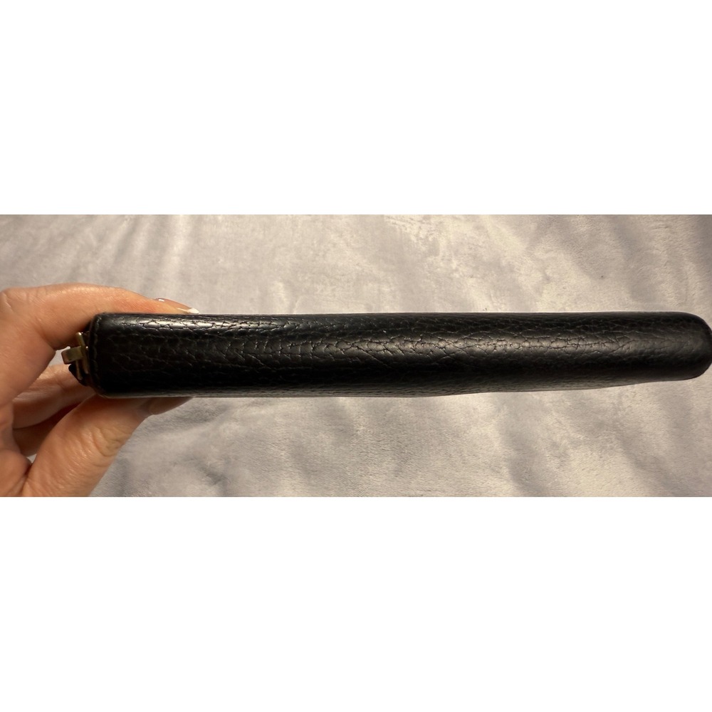 Gucci‎ Black Leather Interlocking G Zip Wallet - Picture 13 of 16
